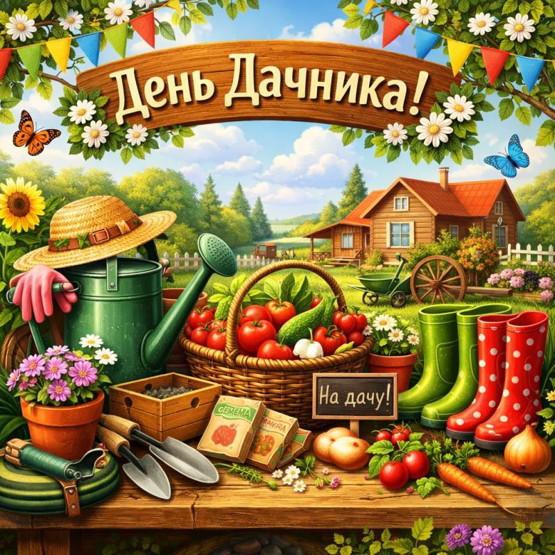 С Днем дачника!